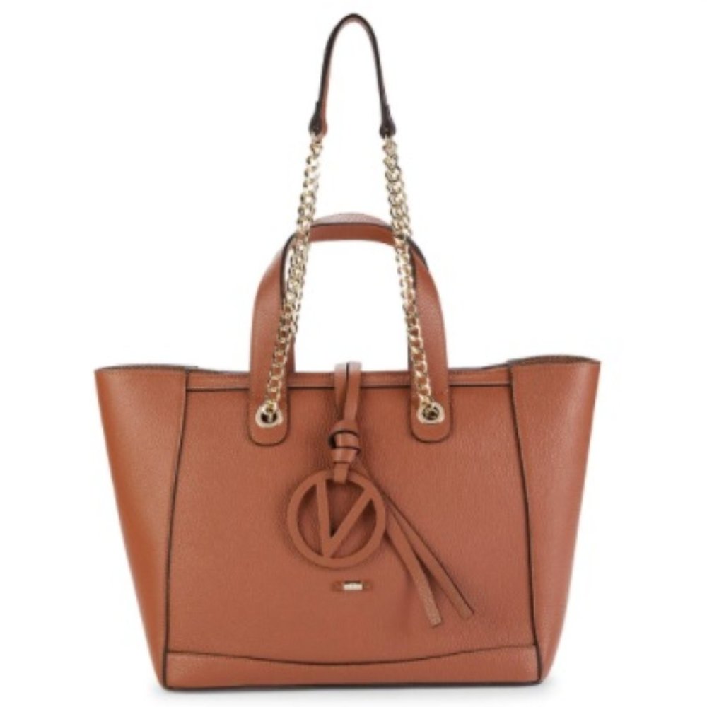 (SOLD) $459 *NEW* Valentino by Mario Valentino Leather Tote - Picture 9 of 15